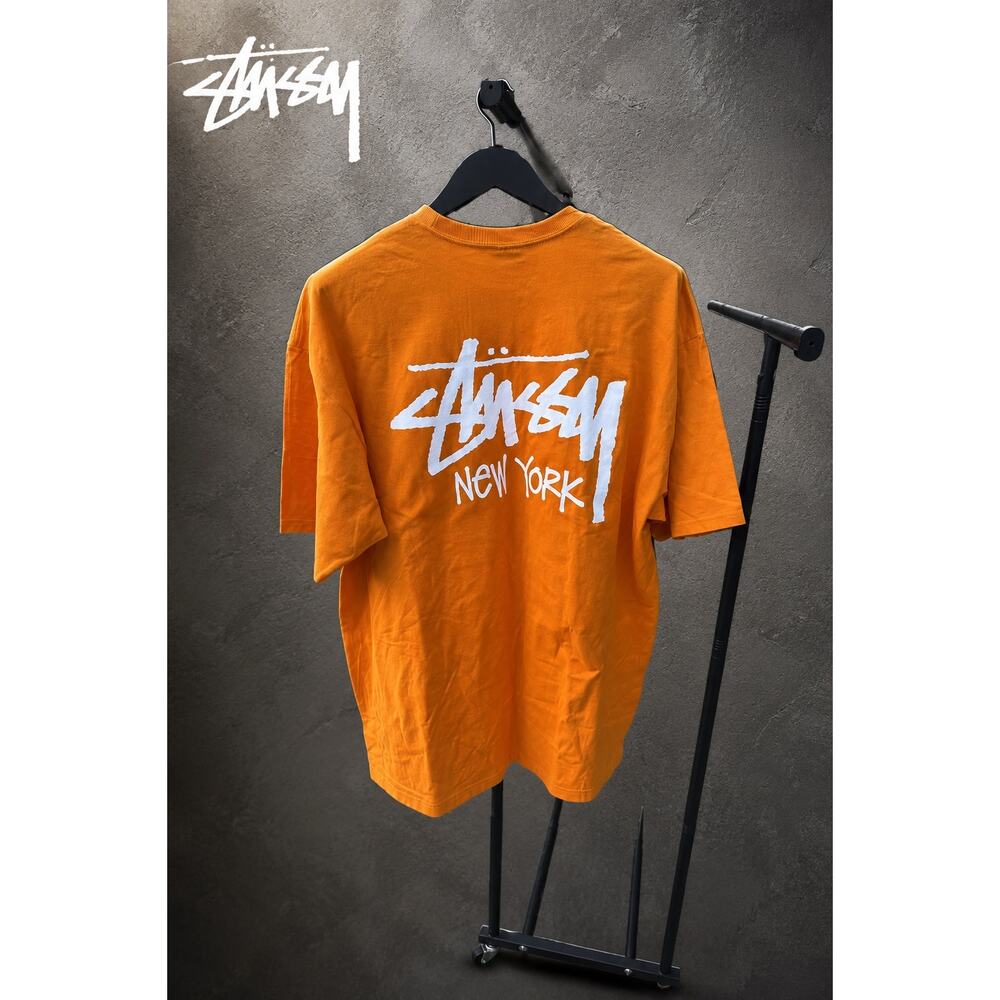 Stussy New York Chapter Tee Xxl Rare Orange Archive Color Nwot